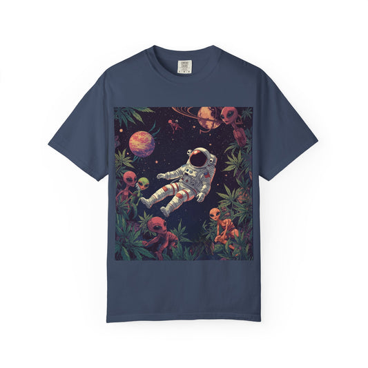 Astronaut in Floral Space