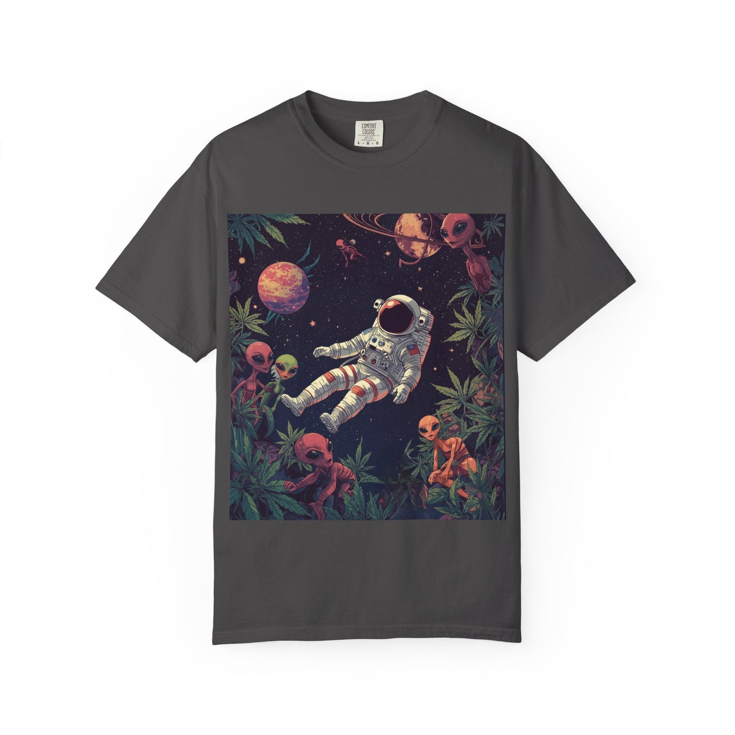 Astronaut in Floral Space