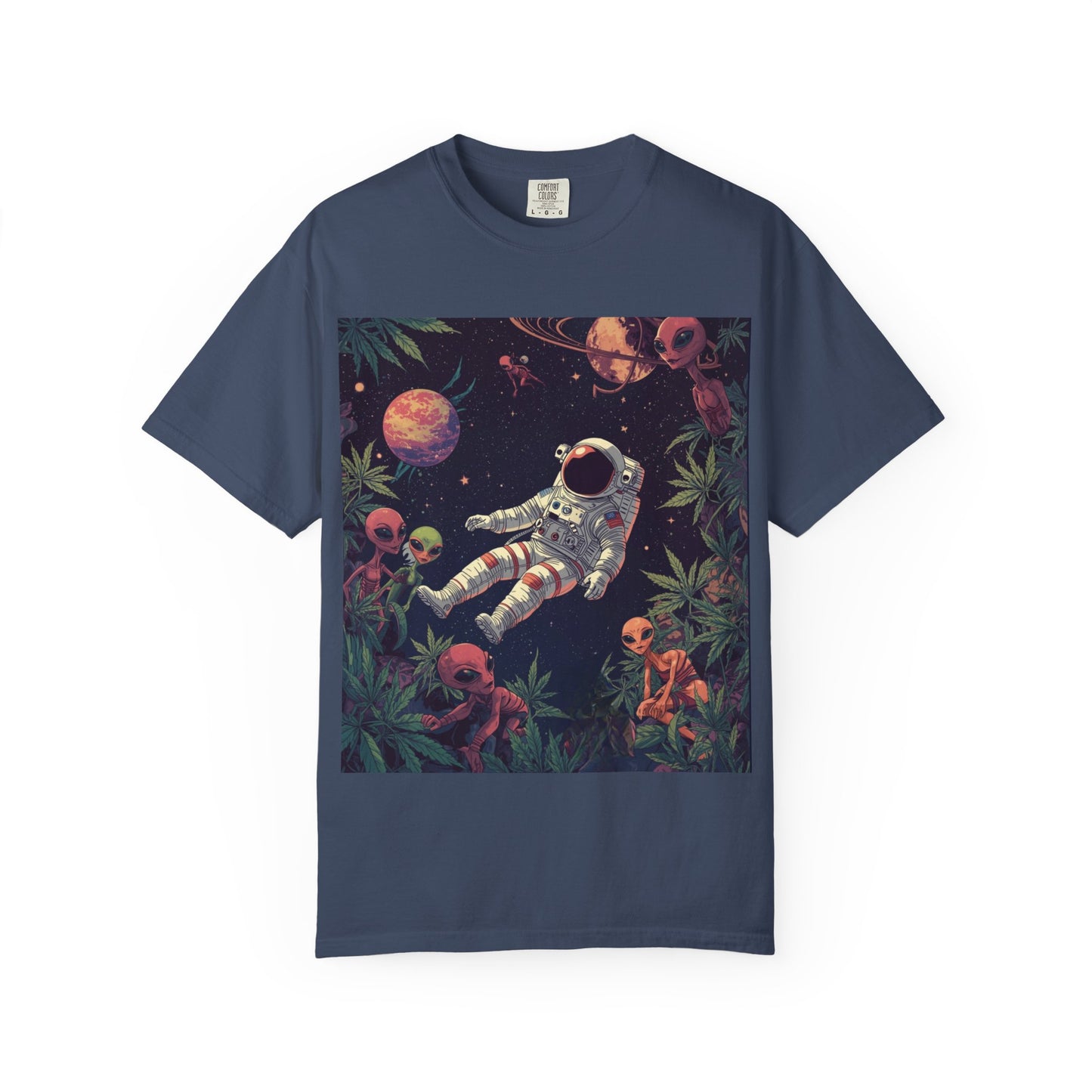 Astronaut in Floral Space