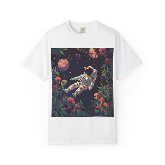 Astronaut in Floral Space