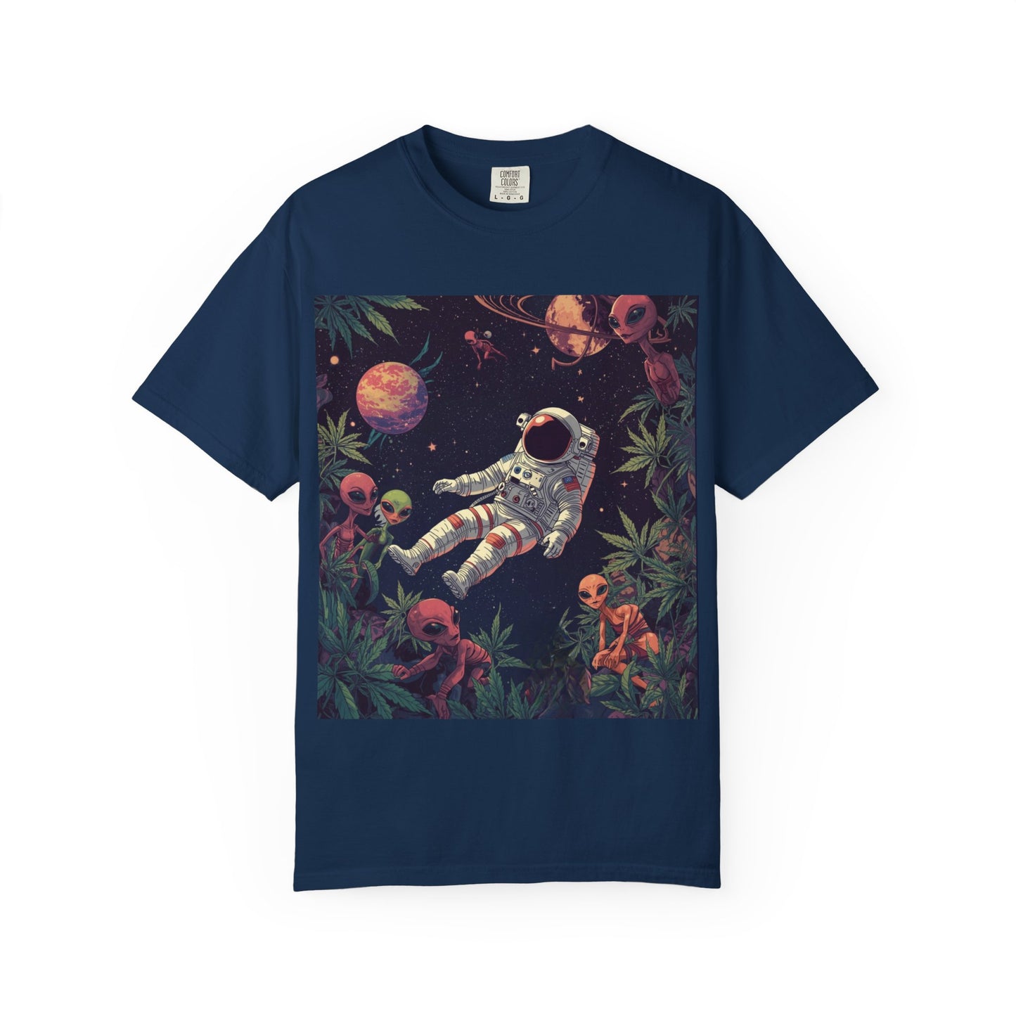 Astronaut in Floral Space
